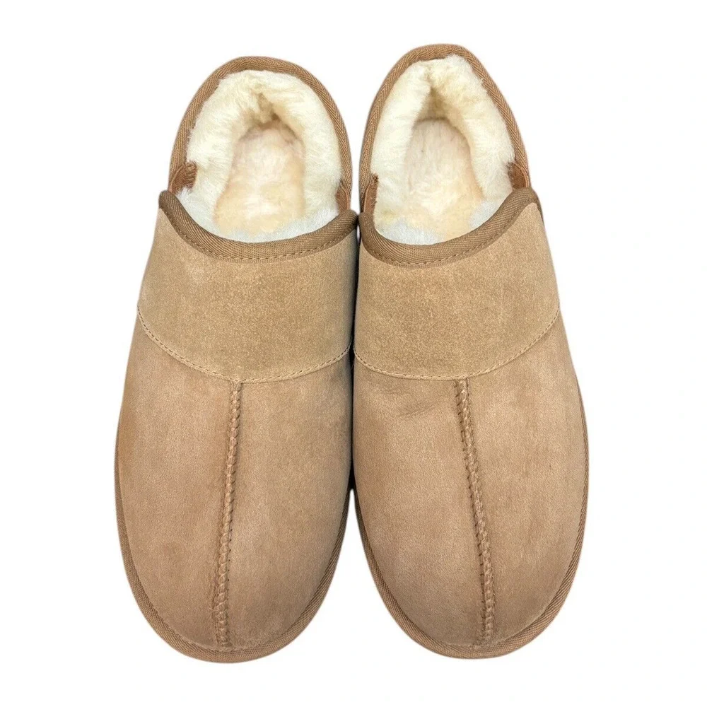 Ugg Australia Leisure Slip On Brown Lined Slippers Shoes Casual Mens Sz 11‎